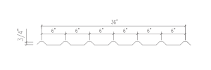 PBU (36″ COVERAGE) Purlin Bearing Leg