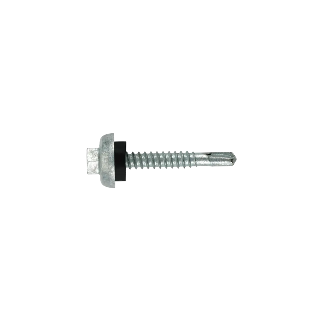 #12-14 x 1 1/4" ZAC® SD3 Metal Self-Drill Screw, Zinc Alloy Capped HWH (3/8")