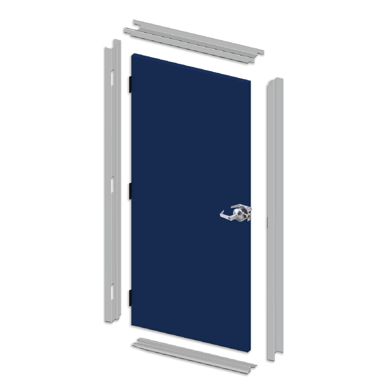 Self-Framing Knock Down Doors