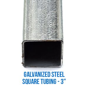 Gatorshield® Plus Galvanized Steel Tubing - 3"