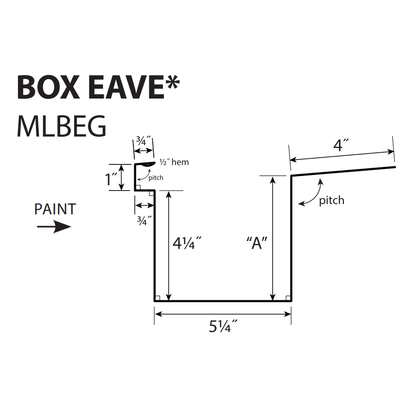 M-Loc™ Trim - Box Eave* - MLBEG