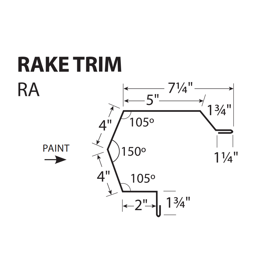 R-Loc™ Trim - Rake Trim - RA