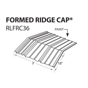 R-Loc™ Trim - Formed Ridge Cap* - RLFRC36
