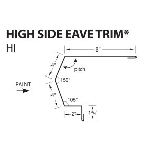 M-Loc™ Trim - High Side Eave Trim* - HI