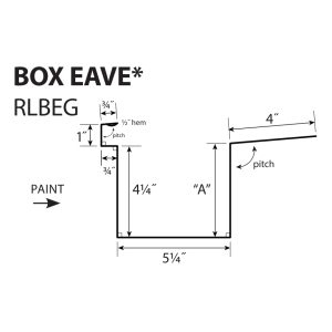 R-Loc™ Trim - Box Eave* - RLBEG