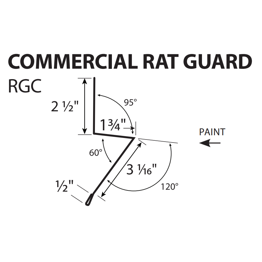 R-Loc™ Trim - Commercial Rat Guard - RGC