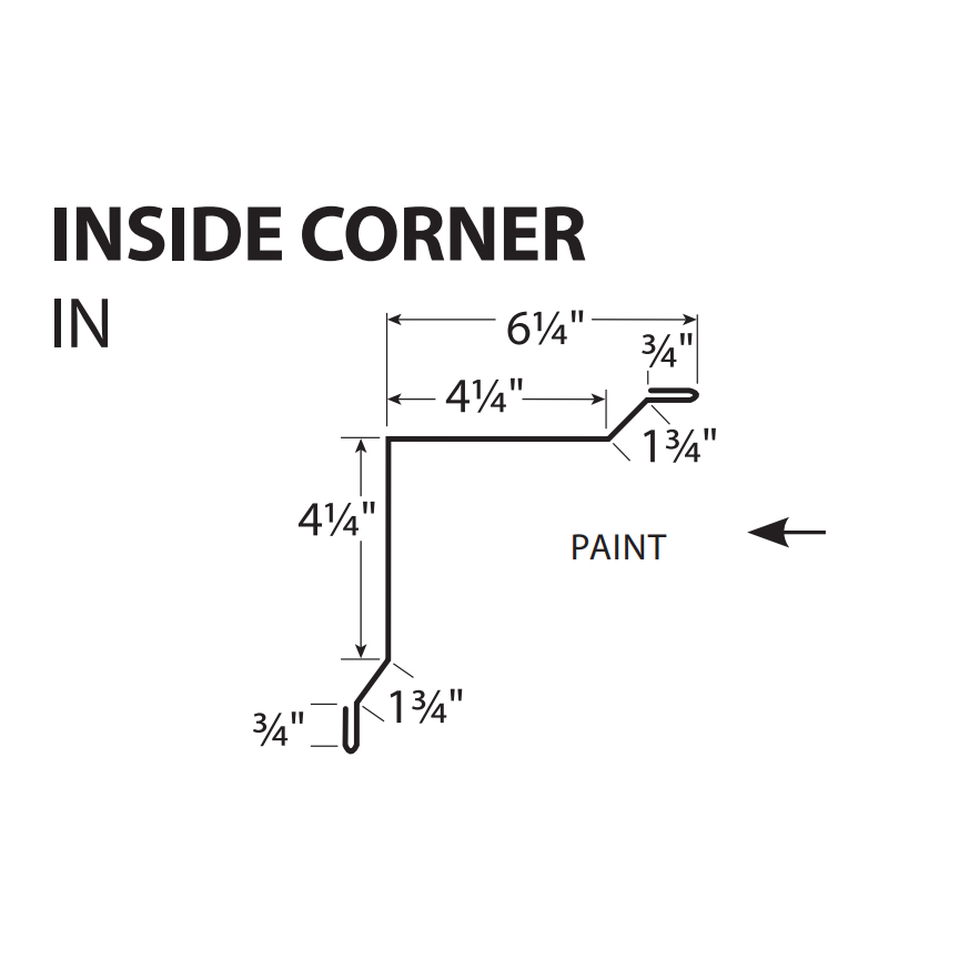 R-Loc™ Trim - Inside Corner - IN