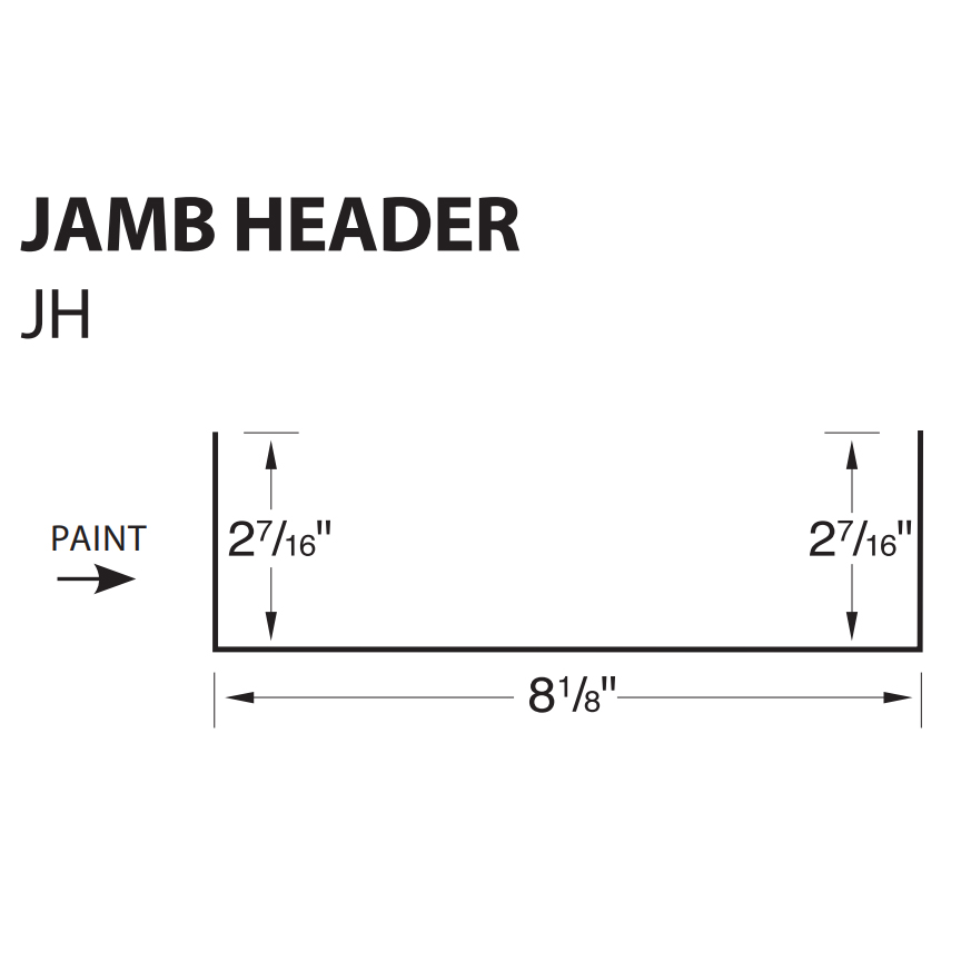 R-Loc™ Trim - Jamb Header - JH