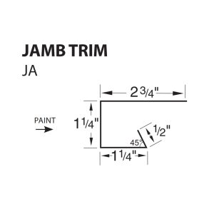 R-Loc™ Trim - Jamb Trim - JA
