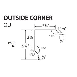 R-Loc™ Trim - Outside Corner - OU