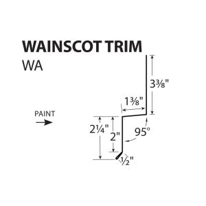 R-Loc™ Trim - Wainscot Trim - WA