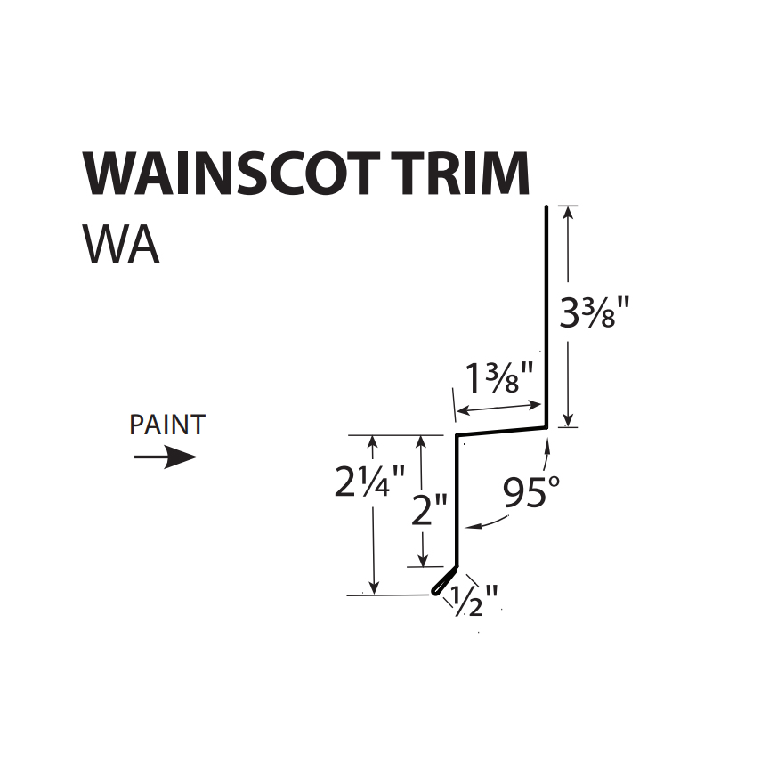 R-Loc™ Trim - Wainscot Trim - WA